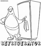 Refrigerator Coloring Pages Colorings sketch template