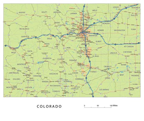 colorado state road map