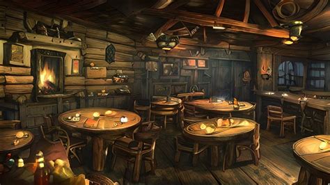 medieval tavern  ambience  magic traditional instrumental