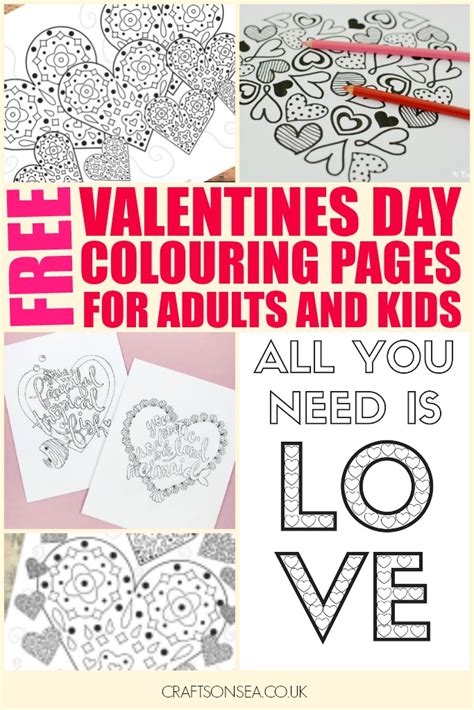 Free Printable Valentine S Day Coloring Pages For Adults