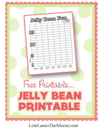 jelly bean fun counting printable
