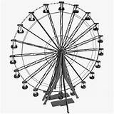 Wheel Ferris Drawing 3d Getdrawings sketch template