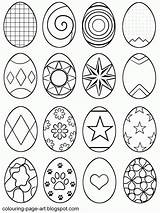 Easter Egg Eggs Coloring Printable Drawing Colouring Designs Pages Drawings Multiple Kids Sheet Symbol Patterns Line Abstract Colour Hatching Outline sketch template