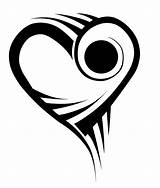 Tribal Heart Drawings Clipart Hearts Clip Tattoo Cliparts Draw Drawing Simple Designs Clipartbest Library Getdrawings sketch template