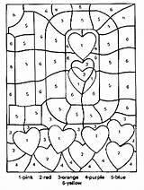 Coloring Number Color Pages Valentines Printable Kids Kindergarten Valentine Numbers Hearts Print Worksheets Heart Online Activities Sheets Easy Printables Preschool sketch template