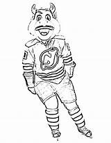 Coloring Pages Nhl Logo Hockey Goalie Jersey Mask Nashville Predators Mascots Devils Drawing Getcolorings Color Printable Getdrawings Template Print sketch template