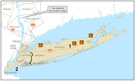 New York City And Long Island Accessible Recreation Map