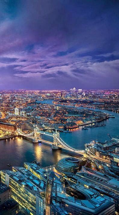 gorgeous view  londons city lights loving  bridge   sunset london londen