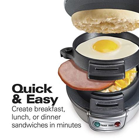 hamilton beach breakfast sandwich maker  egg cooker ring customize