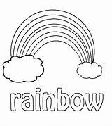 Coloring Pages Kindergarten Preschool Rainbow Printable Color Weather Sheet Colouring Kids Preschoolers Printables School Worksheet Colors Book Para Sheets Pre sketch template
