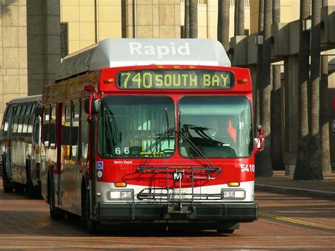 mta bus downtown  cal metro flickr