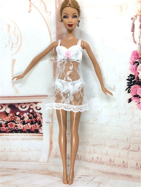nk one set doll outfit pajamas underwear bra sexy lace dress clothes for barbie dolls best
