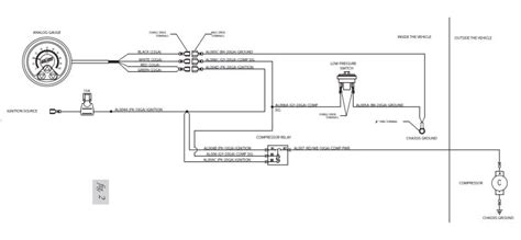 wiring schematic  airlift heavy duty compressor system gauge etrailercom