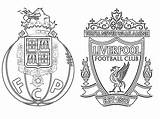 Uefa Liverpool Porto Fc Champions League Coloring Pages Coloriage sketch template