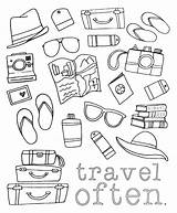 Colouring Coloring Travel Sheets Adult Choose Activities sketch template