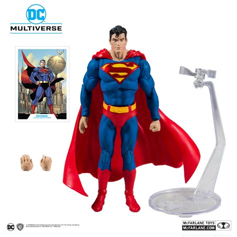 superman figurine action comics  dc rebirth mcfarlane toys  cm