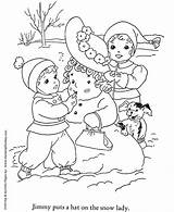Coloring Winter Pages Kids Christmas Sheets Season Printable Snowman Colouring Drawing Seasons Preschool Print Sheet Color Snow Activity Raisingourkids Holiday sketch template