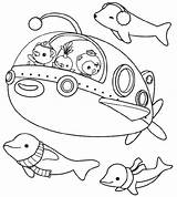Octonauts Coloring Pages Octopod Characters Kids Getdrawings sketch template