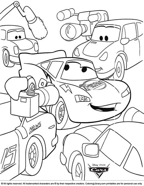 cars coloring sheet  cars coloring pages disney coloring pages