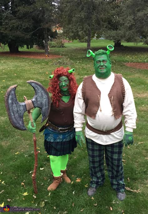 Shrek And Fiona Couples Costume Halloween Costume Contest Couple