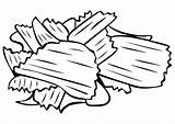 Chips Coloring Clipart Snack Chip Time Drawing Potato Fries French Food Clip Pages Large Edupics sketch template