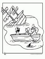 Sinking Battleship sketch template