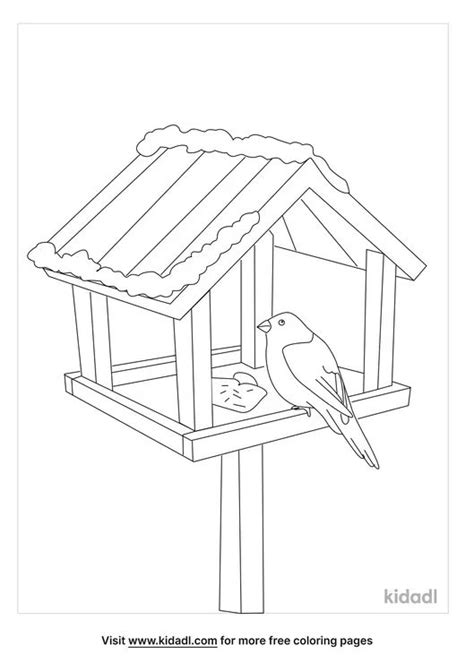 printable bird feeder coloring pages lincolnropkramer