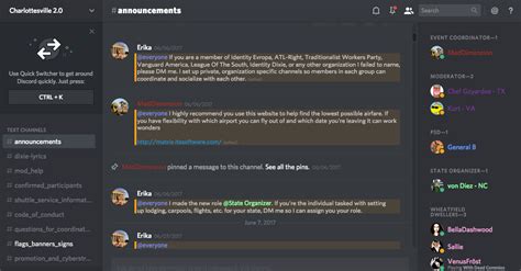 Leaked Chats Of Unitetheright Charlottesville Organizers Exposed On