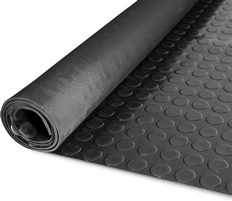 textured floor mat rubber  cm wide  mm thick black rubber   cm amazoncouk