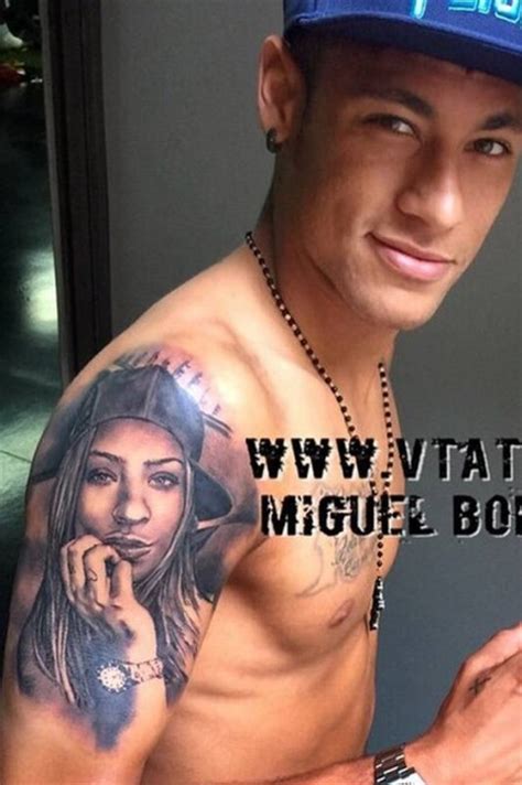 Neymar Faz Homenagem A Rafaella Santos Tatua Rosto Da Irmã No Braço E
