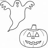 Ghost Pumpkin Coloring Pages Choose Board sketch template