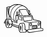 Truck Cement Mixer Coloring Trucks Coloringcrew Drawing Registered Colored User Getdrawings sketch template