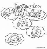 Einsteins Little Coloring Pages Characters Printable Cool2bkids Rocket Kids Books sketch template