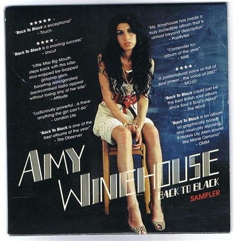 Amy Winehouse Back To Black Sampler Cd Promo Sampler Discogs