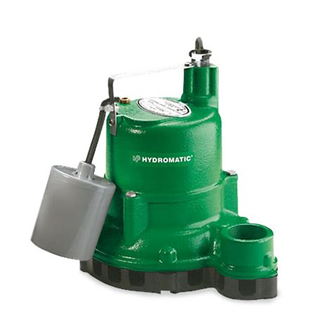 hydromatic pump hydromatic swa submersible effluent pump  hp  ph automatic  cord