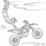 Coloring Pages Bike Motocross Dirt Freestyle Moto Ktm Cross Printable Motorcycle Choose Board sketch template