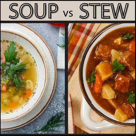 difference  soup  stew