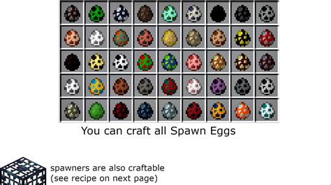 spawn eggsspawner spawncraft minecraft data pack