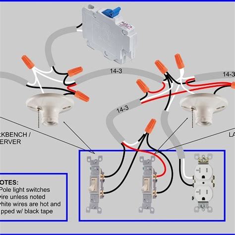 house wiring circuit diagram
