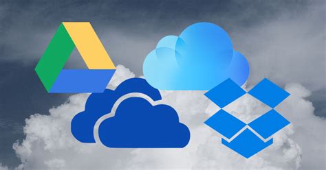 cloud storage google drive  onedrive  dropbox