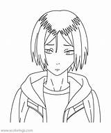 Haikyuu Kenma Kozume Ausmalbilder Character Lineart Mangajam Charakter Jungs sketch template