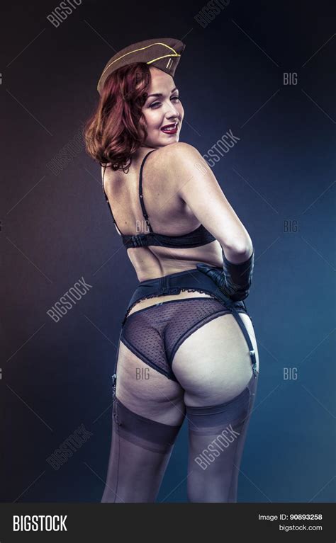 vintage pinup girl sexy clothes image and photo bigstock