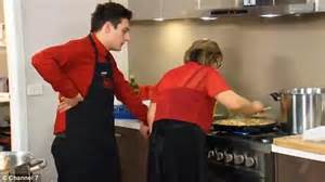 my kitchen rules rose and josh almost see their spanish fiesta night go up in smoke daily