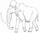 Mammoth Coloring Wooly Pages Printable Getcolorings Color Getdrawings sketch template