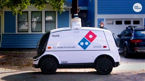 Domino S Pizza Delivery Robots Undergo Driverless Test Runs