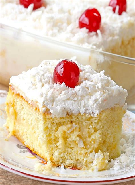easy coconut cream poke cake recipe marias kitchen