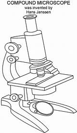 Microscope Coloring Pages Inventions Pdf Open  Print sketch template