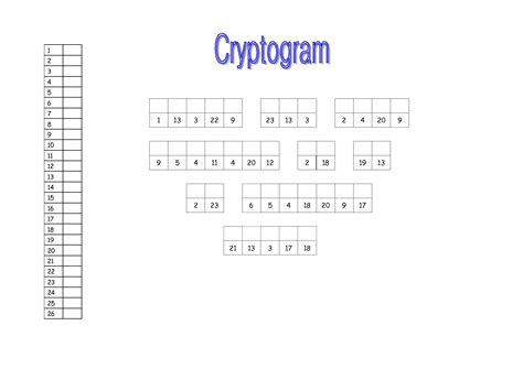 printable cryptogram puzzles customize  print