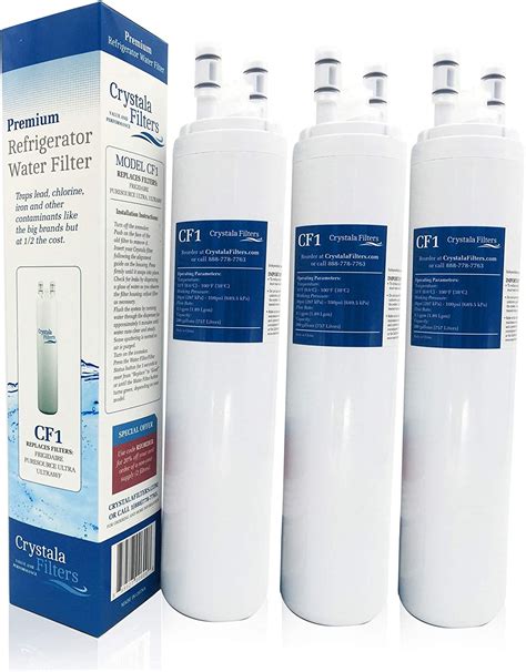 Crystala Filters Cf1 Compatible With Ultrawf Refrigerator Water Filters