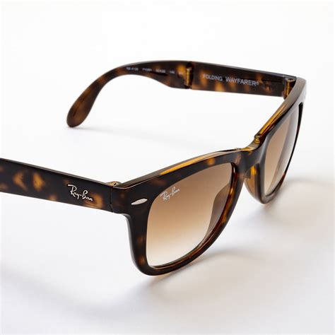 Ray Ban Tortoise Shell Sunglasses With Brown Lenses Rb4105 710 51